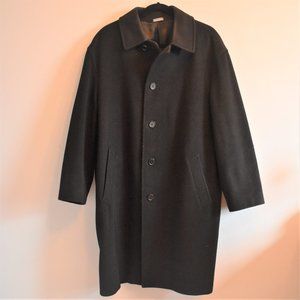 Brooks Brothers Black Wool Coat